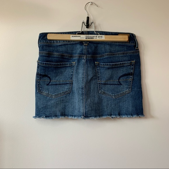 2 for $20 American eagle | denim mini skirt size 4 - Picture 5 of 10